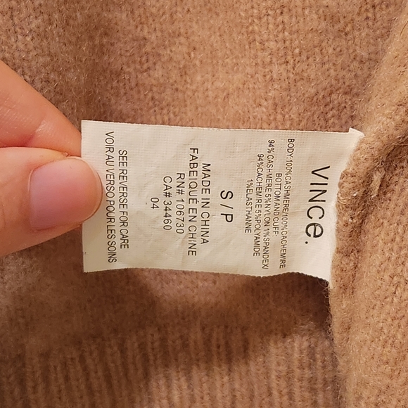 Vince 100% Cashmere Shawl Collar Cardigan - Picture 14 of 16